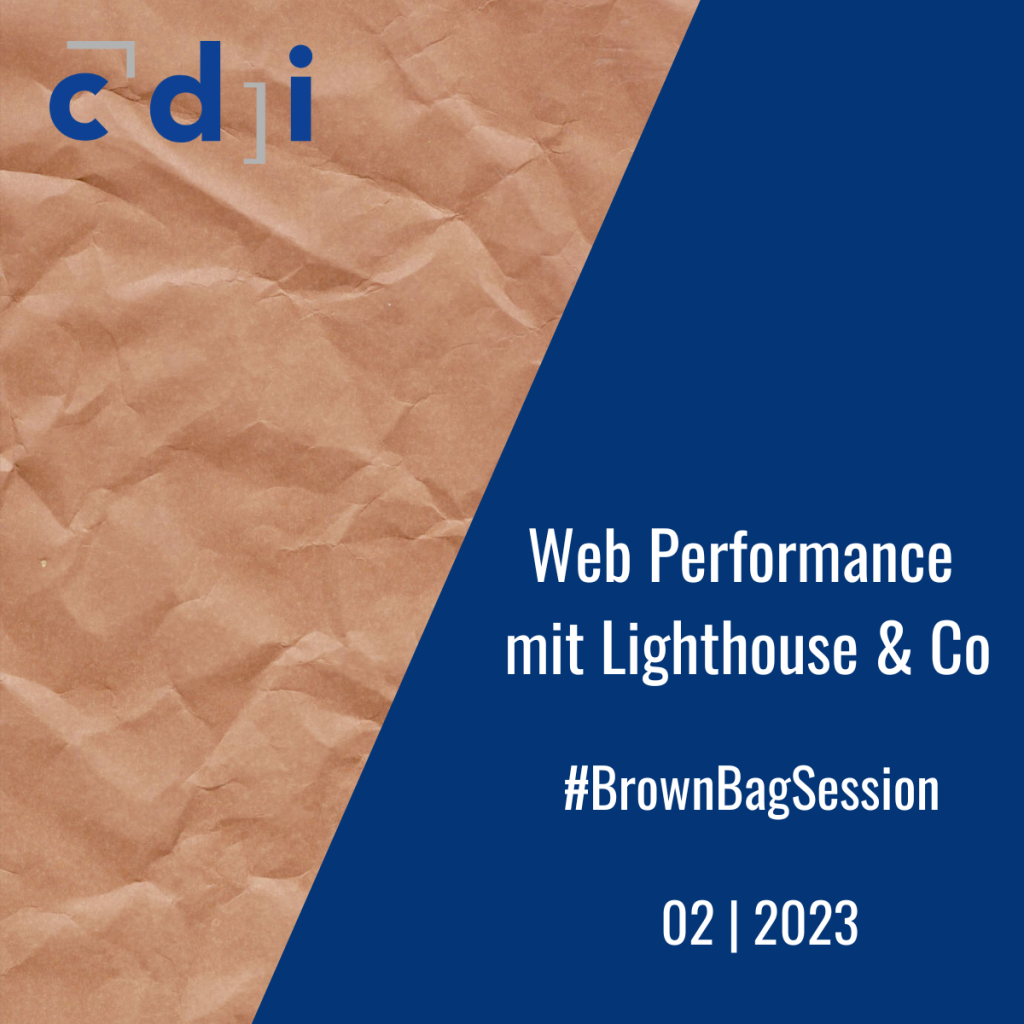 Brown Bag Session zum Thema Web Performance